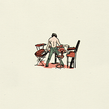 Dibujos de videos de artistas que me gustan. Un projet de Illustration à l'encre , et Peinture numérique de Leo Jara Monsalve - 14.04.2021