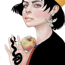 Digital portrait. Un progetto di Disegno di ritratti di Nidia Mercado - 15.04.2021