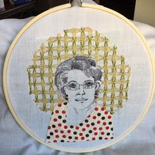Mi Proyecto del curso: Creación de retratos bordados. Un proyecto de Artesanía y Bordado de wilmaqn - 14.04.2021