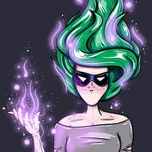 "pow·er·ful" Illustration. Un progetto di Illustrazione tradizionale di Isabella Lopes - 14.03.2020