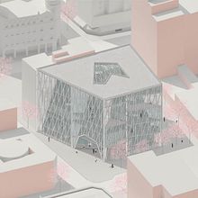 Biblioteca. Architectural Illustration project by ines albertengo - 04.14.2021
