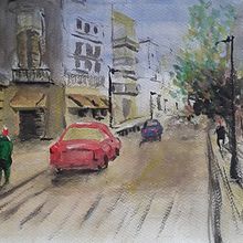Mi Proyecto del curso: Paisajes urbanos en acuarela Ein Projekt aus dem Bereich Urban Art von Pascual Horacio Palestini - 22.04.2021