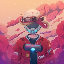 Astroworld. Artistic Drawing, Character Design, Color Theor, Comic, Concept Art, Creativit, Design, Digital Design, Digital Drawing, Digital Illustration, Digital Painting, Drawing, Traditional illustration, Instagram, Manga, and Painting project by David Opoh - 04.15.2021