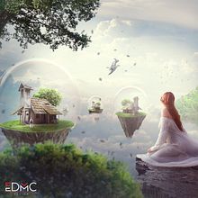 Reino en el cielo. Un progetto di Composizione fotografica, Arte concettuale, Design, Graphic design e Fotomontaggio di Edwarth Macias - 15.04.2021