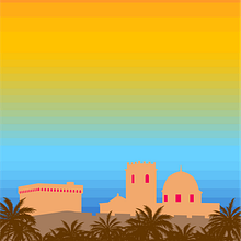 Ciutat d'Elx. Un proyecto de Ilustración vectorial de Tono Mollà - 15.04.2021