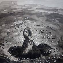 canard riant. Artistic Drawing project by Effie Amilitou - 04.15.2021