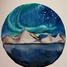 Landscape  Ein Projekt aus dem Bereich Zeichnung und Aquarellmalerei von Anja Stolz - 15.04.2021