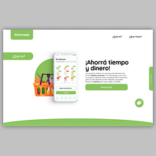 Alacenapp / Web. Web Design project by Matias Welschen - 04.29.2021