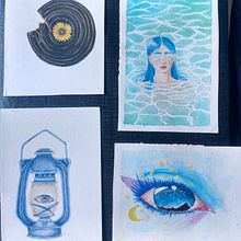 Coleção "para quem se importa" (ilustrações de poemas). Un proyecto de Dibujo artístico de sahrapacheco80 - 16.04.2021