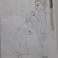 Jovem amor / Young love. Drawing, Pencil Drawing, and Sketchbook project by kanasilveira2 - 04.15.2021