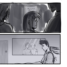 2 Storyboards. Animation, 2D Animation, Film, Video, TV, Drawing, Traditional illustration, Stor, and board project by Maritza Cortez - 04.16.2021