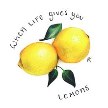 When life gives you lemons. Un progetto di Disegno, Disegno a matita, Disegno realistico, Illustrazione tradizionale e Illustrazione botanica di Aló González Santiesteban - 16.04.2021