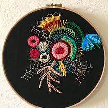 Mi Proyecto del curso: Técnicas avanzadas de bordado: puntadas y composiciones con volumen. Embroider project by ainhoa1980 - 04.16.2021