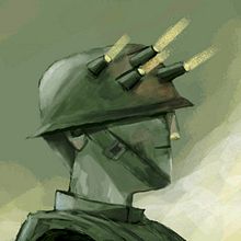 Soldado, pintura digital. Práctica del curso Pinceles y Pixeles . Traditional illustration project by Sandra Ruiz Esteban - 04.16.2021