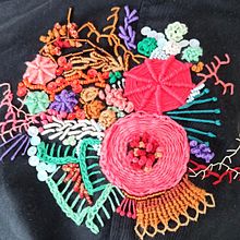 Mi Proyecto del curso: Técnicas avanzadas de bordado: puntadas y composiciones con volumen. Un proyecto de Bordado de Nuria Pérez - 16.04.2021