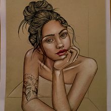Primeros pasos de Ilustración con pastel y lápices de colores. Drawing, Pencil Drawing, Portrait Drawing, and Traditional illustration project by sonia.robles.2 - 04.16.2021