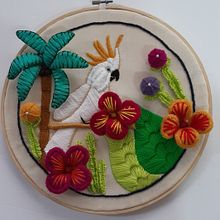 Mi Proyecto del curso: Introducción al bordado tridimensional Ein Projekt aus dem Bereich Stickerei von Isabel Cristina Rengifo T. - 16.04.2021
