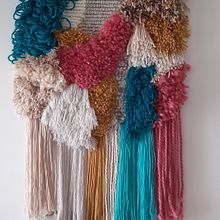 Mi Proyecto del curso: Introducción al latch hooking y locker hooking Ein Projekt aus dem Bereich Produktdesign und Weben von Isabel Cristina Rengifo T. - 16.04.2021