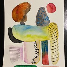 Ideas florales . Watercolor Painting project by Nicole Munizaga - 04.11.2021