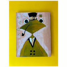 Diferentes técnicas de pintura sobre madera. Acr, and lic Painting project by Yolanda Molano - 08.20.2020