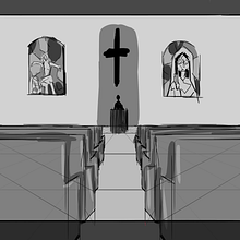 Church. Concept Art project by Maritza Cortez - 04.17.2021