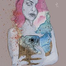 My project in Illustrated Portraits with Procreate course.  project by Sheri Fah - 04.17.2021
