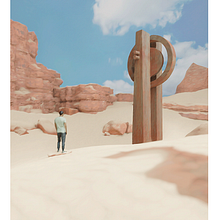 Desert monolith Ein Projekt aus dem Bereich Concept Art von Giuliano Valentino - 16.04.2021