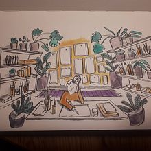 Project 1 Scholarship. Traditional illustration project by Jessica Helander - 04.17.2021
