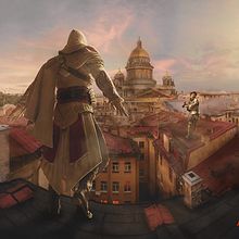 Matte Painting Assassin´s Creed. Photographic Composition, Art Direction, and Matte Painting project by Darwin Martínez - 04.17.2021