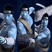 Kisame Hoshigaki (干柿鬼鮫). Un projet de 3D, Animation 3D, Conception de personnages 3D, Modélisation 3D , et Rigging de Maite Gómez García - 17.04.2021