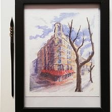 My project in Architectural Sketching with Watercolor and Ink course. Architectural Illustration, and Watercolor Painting project by barbara_bernardini - 04.17.2021