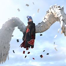 Konan (小南) Paper Wings. Un projet de 3D, Animation 3D, Conception de personnages 3D, Modélisation 3D , et Rigging de Maite Gómez García - 17.04.2021