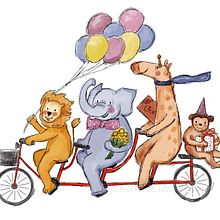 Happy Birthday . Un proyecto de Diseño de personajes, Ilustración infantil, Pintura digital e Ilustración tradicional de Katja Roncevic - 17.02.2021