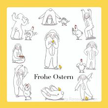 Happy Easter. Un proyecto de Diseño de personajes, Ilustración infantil, Ilustración digital e Ilustración tradicional de Katja Roncevic - 10.03.2021