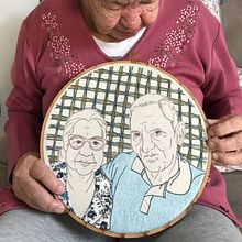 Meu projeto do curso: Criação de retratos bordados. Embroider project by Ericka Ferraz Mataveli - 04.18.2021