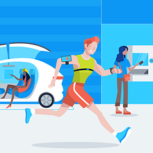 Futurithmic Ein Projekt aus dem Bereich Vektorillustration von Jesús Sanz - 18.04.2021
