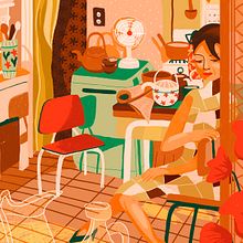 Naranjas. Un progetto di Illustrazione tradizionale di Gisele Murias - 18.04.2021