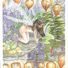 My project in Watercolor Techniques for Dreamlike Illustrations course. Traditional illustration project by Marlena Czarnacka - 04.18.2021