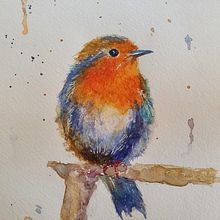 Mi Proyecto del curso: Acuarela artística para ilustración de aves . Ilustrație tradițională & Ilustrație naturalistă de b_espinoza_castro - 04.21.2021