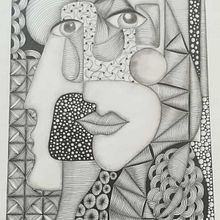 Zentangle 3. Ink Illustration project by Alida Bernardi - 04.18.2021
