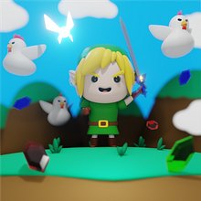 The Legend Of Zelda. 3D project by plankthondesign - 04.18.2021
