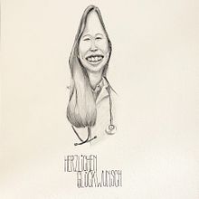 Congratulations, Helen. Un proyecto de Ilustración con tinta, Dibujo a lápiz y Dibujo de Retrato de Samuel Ntim - 18.04.2021
