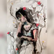 My project in Embroidery and Watercolor Basic Techniques course . % Abby Lee tarafından hazırlanan Nakış, Sulubo, Ve a Resim projesi - 04.19.2021