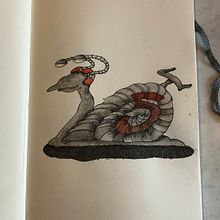 Snail Joke (I’d love to make a book of these).. Children's Illustration, Traditional illustration, Ink Illustration, and Sketchbook project by Nancy Simenc - 02.19.2021