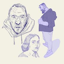 character design and sketches. Design de personagens, Desenho, e Esboçado projeto de Bavro Ehab - 19.04.2021