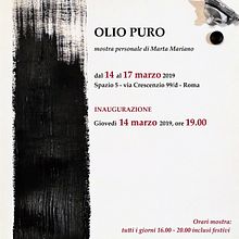Olio Puro - Mostra personale. Un progetto di Pittura ad olio di Marta Mariano - 14.03.2019