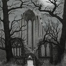 Darkness. Ilustração digital e Ilustração com tinta projeto de Debora Campagnoli - 19.10.2017