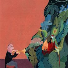 Propuesta de ilustración para una carta del Dixit . Ilustrație tradițională, Ilustrație botanică & Ilustrație pentru copii de Iria Sara - 01.01.2018