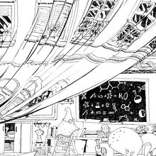 Detrás de la fachada . Ilustrație tradițională & Ilustrație cu cerneală de Iria Sara - 03.10.2020