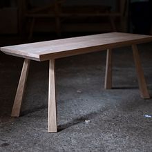 Staked Bench Ein Projekt aus dem Bereich H, werk, Möbeldesign und - bau, Innendesign und Tischlerei von Bibbings & Hensby - 19.04.2021